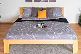 Doppelbett / Gästebett Kiefer massiv Vollholz