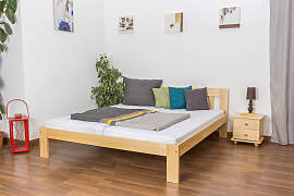 Doppelbett / Gästebett Kiefer massiv Vollholz