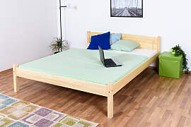 Doppelbett / Gästebett Kiefer massiv Vollholz