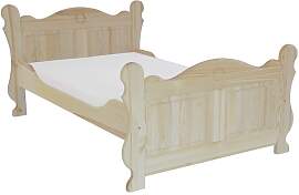 Doppelbett / Gästebett Kiefer massiv Vollholz