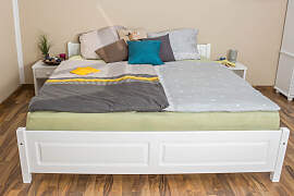 Doppelbett / Gästebett Kiefer massiv Vollholz