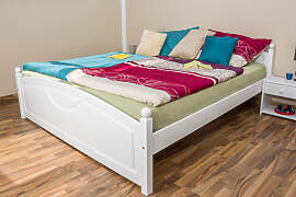 Doppelbett / Gästebett Kiefer massiv Vollholz