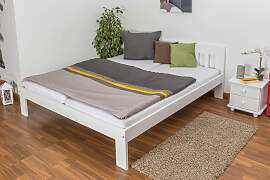 Doppelbett / Gästebett Kiefer massiv Vollholz