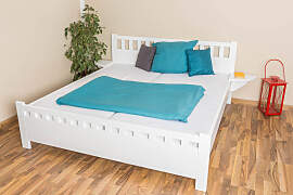 Doppelbett / Gästebett Kiefer massiv Vollholz