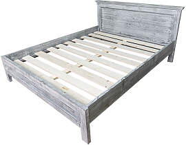 Doppelbett Mirko (160X200cm) natur (unlackiert)