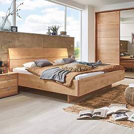 Doppelbett Nuria Komfort Erle Dekor