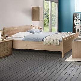 Doppelbett Telford Komfort Eiche Dekor