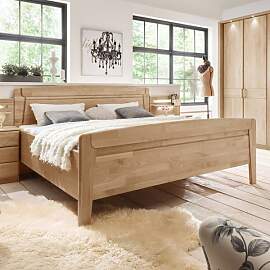 Doppelbett Temara Komfort Erle teilmassiv