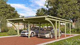 Doppelcarport KARIBU "»ECO 2« Variante C,