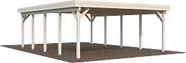 Doppelcarport PALMAKO "Karl", beige