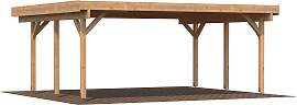 Doppelcarport PALMAKO "Karl", braun