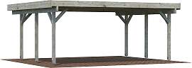 Doppelcarport PALMAKO "Karl", grau