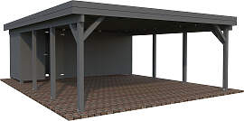 Doppelcarport PALMAKO "Karl mit