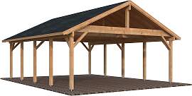 Doppelcarport PALMAKO "Robert", braun,