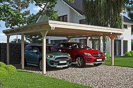 Doppelcarport SKANHOLZ "Emsland", beige