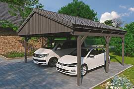 Doppelcarport SKANHOLZ "Fichtelberg",