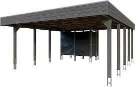 Doppelcarport SKANHOLZ "Friesland Set