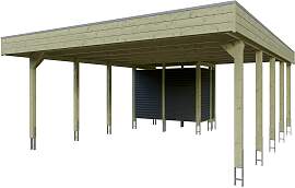 Doppelcarport SKANHOLZ "Friesland Set