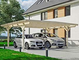 Doppelcarport SKANHOLZ "Odenwald", beige 