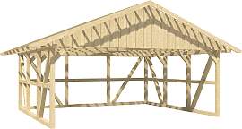 Doppelcarport SKANHOLZ "Schwarzwald",