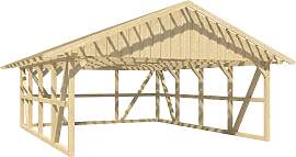 Doppelcarport SKANHOLZ "Schwarzwald",