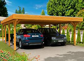 Doppelcarport SKANHOLZ "Spessart", braun 