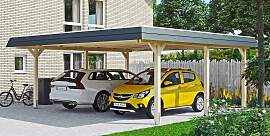Doppelcarport SKANHOLZ "Wendland", beige 