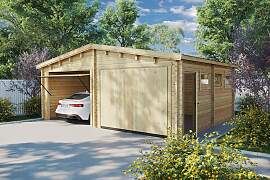 Doppelgarage aus Holz “Deluxe
