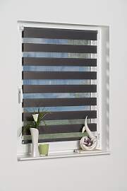 Doppelrollo K-HOME "Maringa Klemmfix"