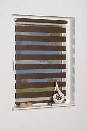 Doppelrollo K-HOME "Maringa Klemmfix"