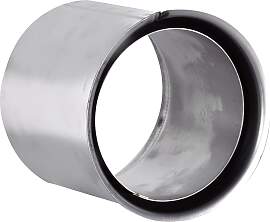 Doppelwandfutter FIREFIX, silber (silberfarben),