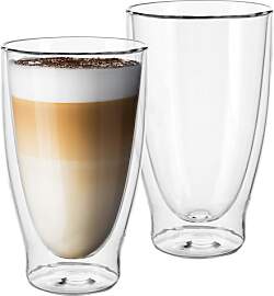 Doppelwandige Gläser 400ml – 2er Set