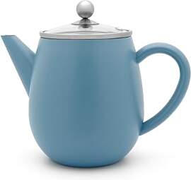 Doppelwandige Teekanne 1.1 Liter - blaue