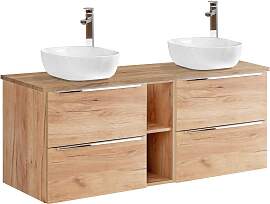 DOPPELWASCHTISCH 140.4cm April Holz