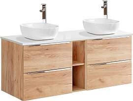 DOPPELWASCHTISCH 140.4cm April Holz