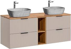 DOPPELWASCHTISCH 140.8cm Adriel Beige