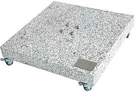 Doppler Granitsockel 140kg mit Rollen für