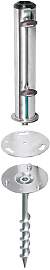 Doppler Schraub-Bodenanker Greenfield 32-55mm /
