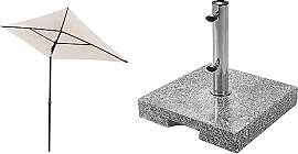 Doppler Sonnenschirm Rethink rPet 180x120 Natur