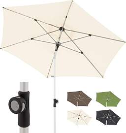 Doppler Sonnenschirm SL-AZ Auto Tilt 220 cm Natur