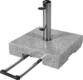 Doppler Trolley Granitsockel 45kg mit Rollen I