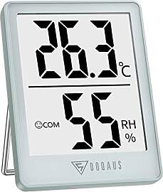 DOQAUS Thermometer Hygrometer Innen Digital
