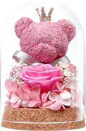 DoraMagic Eternal Rosen Teddybär Geschenk für