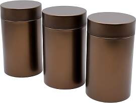Dosenritter | 3 x runde Teedose/Vorratsdose,
