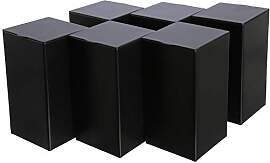 Dosenritter | 6 x eckige Vorratsdose/Teedose,