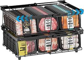 DOUBFIVSY Gefrierkörbe für Gefriertruhe, 2er Set 