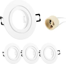 Doughelec 4er Einbaustrahler GU10 Rahmen IP44