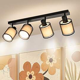 Doughelec Deckenlampe Deckenstrahler 4 Flammig