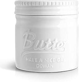DOWAN Porzellan Butter Keeper Crock, Französische 