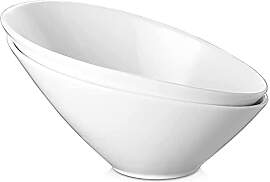 DOWAN Salatschüssel Keramik, 2 tlg., 770 ml
